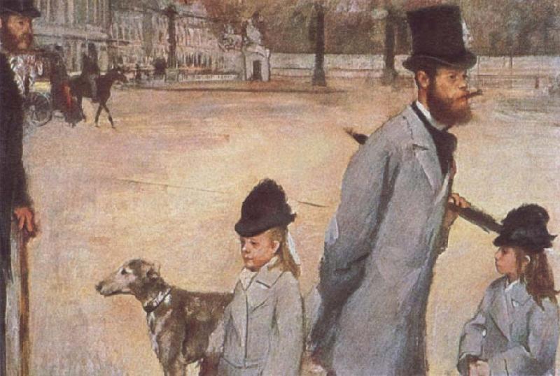 Place de la Concorde, Edgar Degas